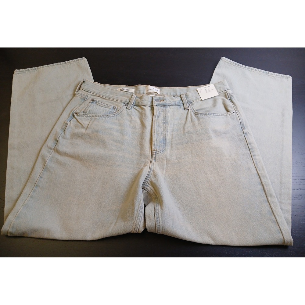 UT Women's 16 Light Wash 90s Baggy Mid Rise Relaxed Fit Jeans NEW